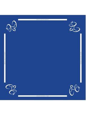 Mah Jongg Mat- Blue